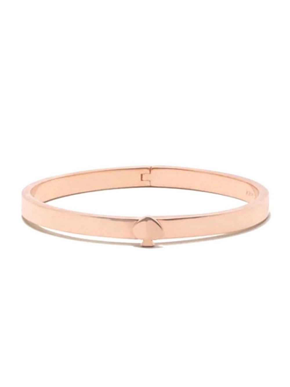 Kate Spade Rose Gold Heritage Spade Hinge Bracelet